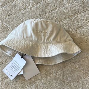 Coach Off White Bucket Hat